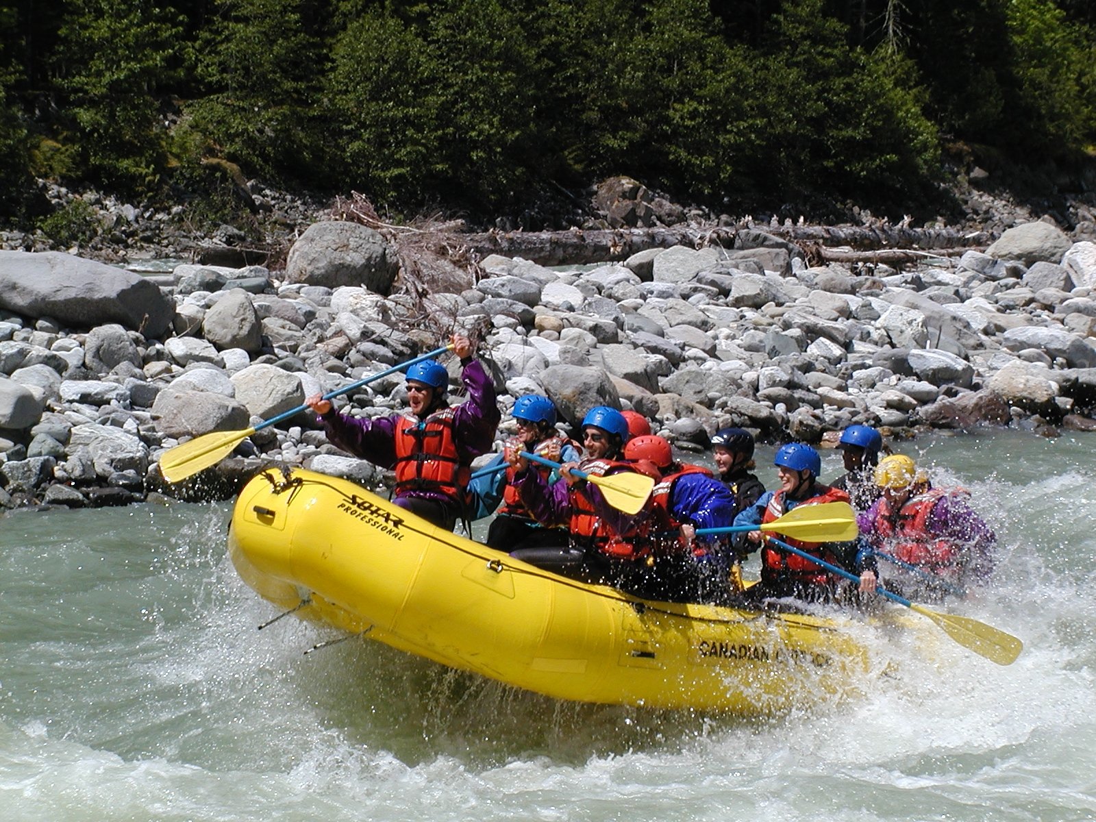 Experience the thrill of whitewater rafting with Canadian Outback Rafting!