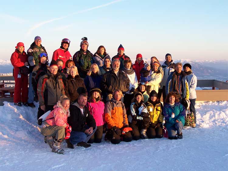 The Gators Out In The Snow! Gator Snow Ski Club