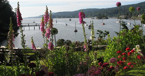 Salt Spring Island accomodations with a beautiful view