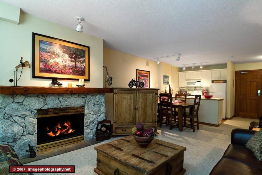 The Aspens open plan layout.