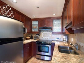 Kitchen at Woodrun Lodge