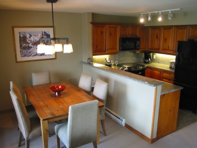 Enjoy the perks of your own fully-equiped kitchen at Arrowhead Point in Whistler