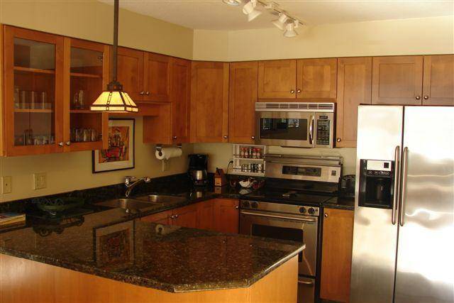 A modern kitchen at Greystone Lodge