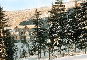 View of Greystone Lodge from the Wizard Chair