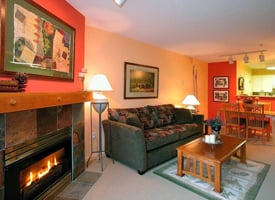 Whistler Marketplace Lodge - Living Room