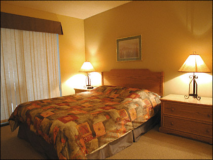 Enjoy a good night's sleep at Wildwood Lodge