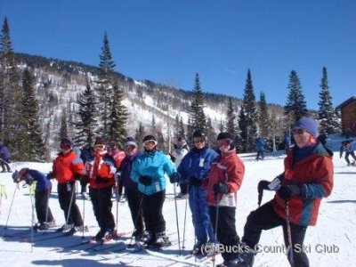 Bucks County Ski CLub Members on the
Hill Bucks County Ski Club