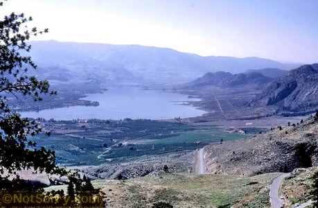 Vernon BC - ariel view