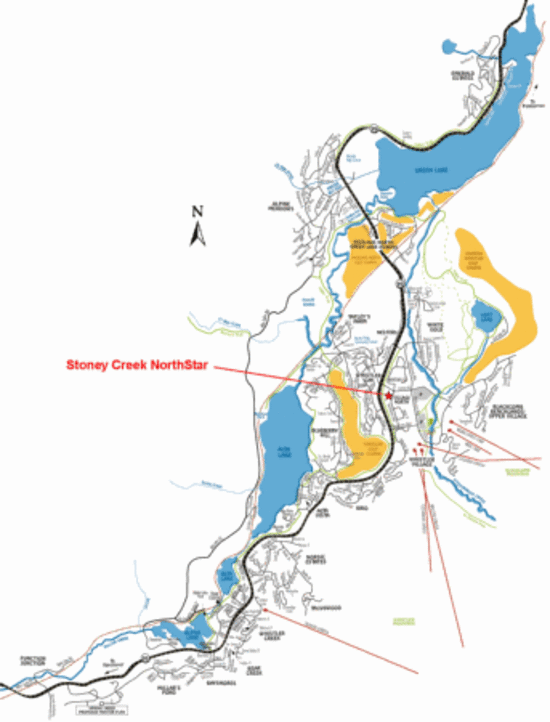 Whistler 1 Bedroom Accommodation - Stoney Creek - North Star - #1578