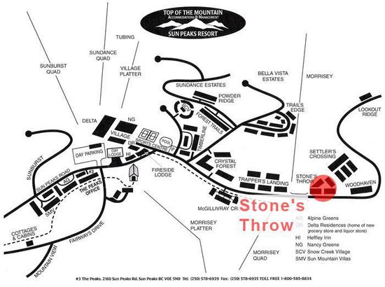 Sun Peaks 2 Bedroom Accommodation - Stone's Throw - #3600 Sun Peaks 2 Bedroom Accommodation - Stone's Throw - #3600