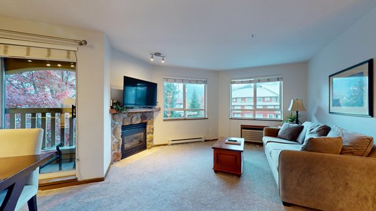 Whistler 1 Bedroom Accommodation - Whistler Town Plaza - Bear Lodge - #3804