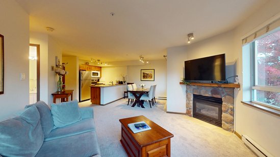 Whistler 1 Bedroom Accommodation - Whistler Town Plaza - Bear Lodge - #3804