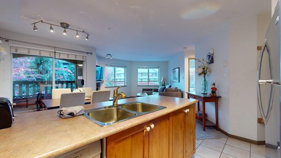 Whistler 1 Bedroom Accommodation - Whistler Town Plaza - Bear Lodge - #3804