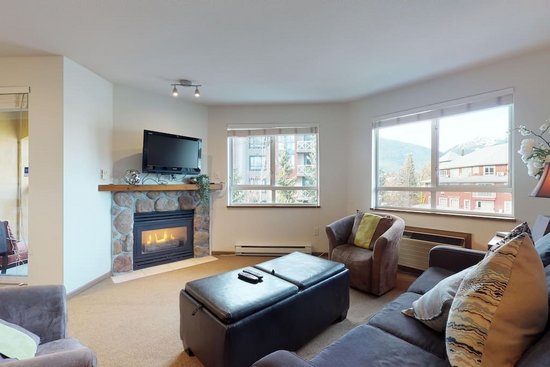 Whistler 1 Bedroom Accommodation - Whistler Town Plaza - Bear Lodge - #3804