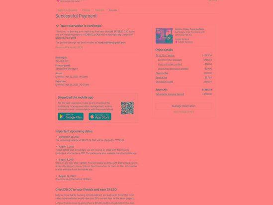 Whistler 3 Bedroom Accommodation - Northern Lights - #739